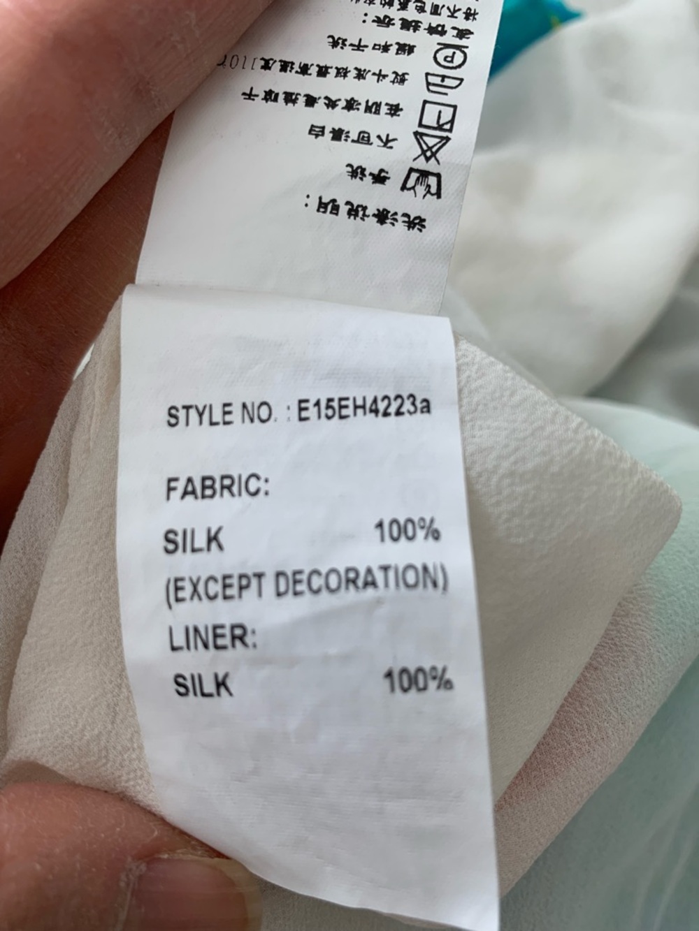 EP Multicolor Beaded Floral Sleeveless Silk Midi Dress Round Neck Size S - Picture 9 of 10